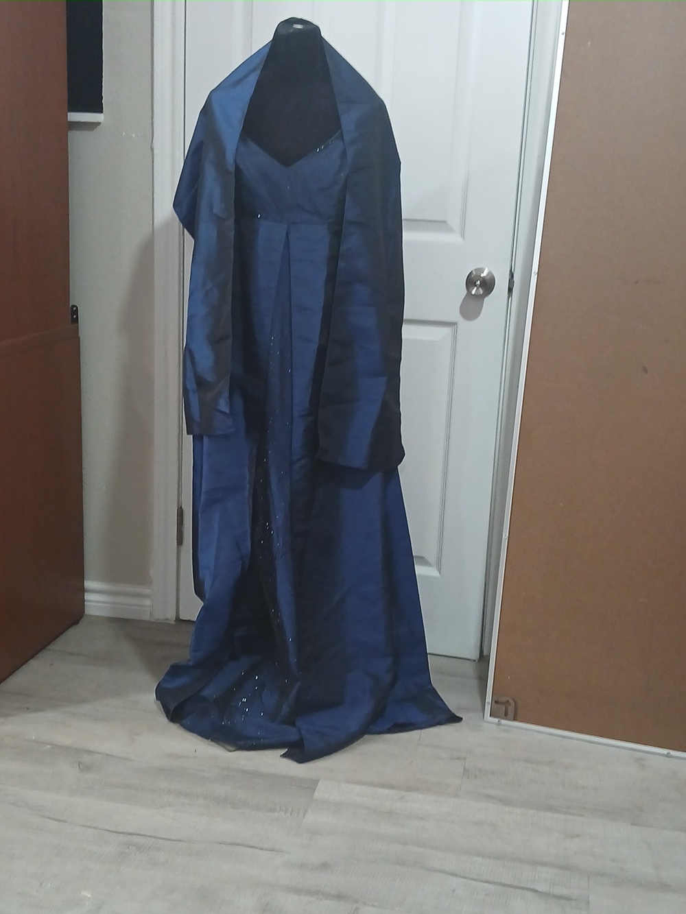 Fiesta Blue Garment with Navy Trim